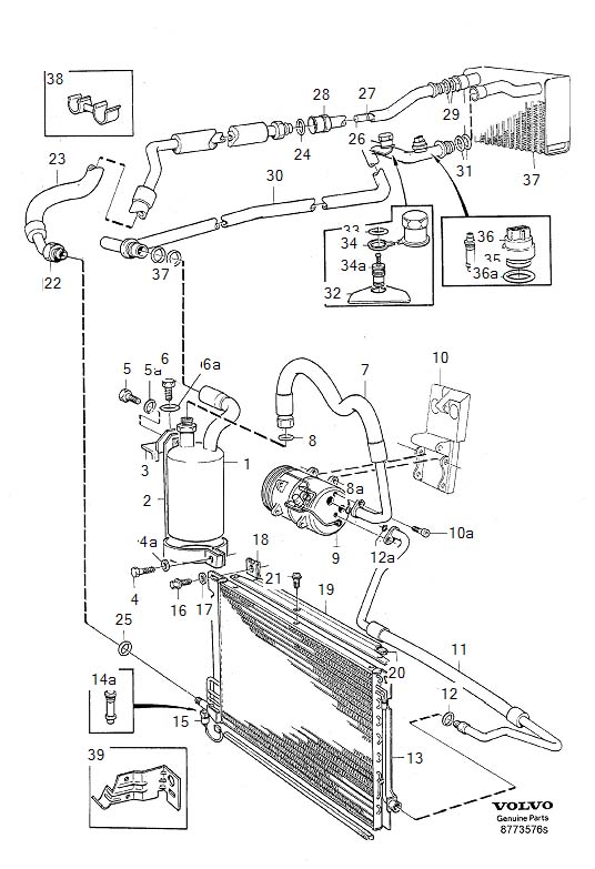 2020 Volvo Clamp. Air Conditioning 1993. 1994. 1994. L.H.D. R.H.D