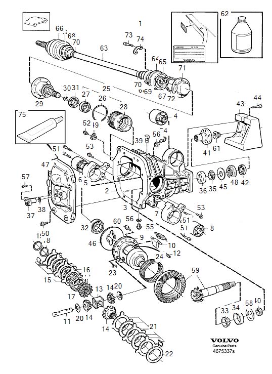 2009 Volvo Washer. Rear, Axle, Differential - 6814632 | Riley Volvo ...